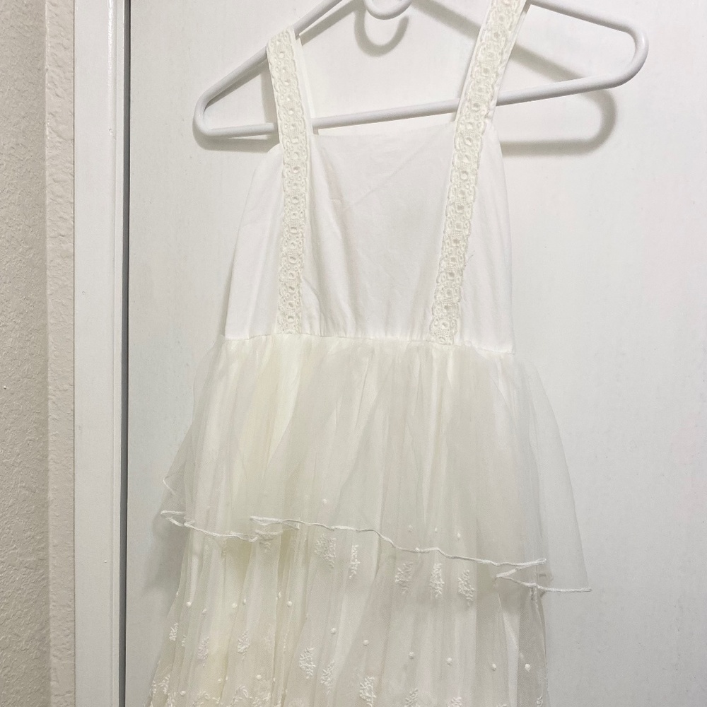 Only Little Once  Embroidered Lace  Size 10-12  Girls Sleeveless Maxi Dress . - Picture 2 of 13